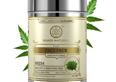 Khadi Natural Μάσκα Προσώπου με Neem για Βαθύ Καθαρισμό 50gr
