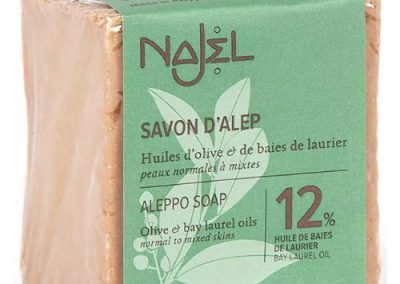 Najel Σαπούνι Χαλεπιού με Ελαιόλαδο & 12% Δαφνέλαιο 185gr