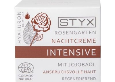 STYX Rosegarten Κρέμα Νύχτας με Τριαντάφυλλο & Υαλουρονικό Οξύ 50ml