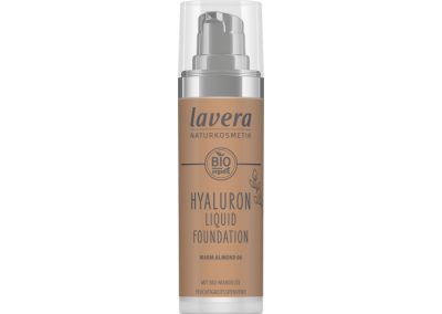 Lavera Υγρό Make-up Warm Almond 06 με Υαλουρονικό οξύ 30ml